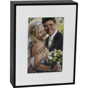 Photo Frame Diversion Safe, Picture Frame with Hidden Compartment, Large Flat Interior Storage 7.625 x 5.875 x 1.3125 Inches, Mantel Shelf Desk Security, Display Your Photos Hide Your Valuables