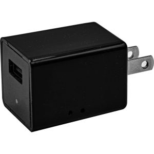 USB Charger Hidden Spy Camera with DVR, Wall Adapter Design, 1920x1080 Full HD Video, Loop or Motion Activated Recording, 32GB SD Card Included, Works with Windows Mac Linux, Always Powered